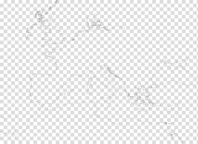 Europe Blank map map, map transparent background PNG clipart