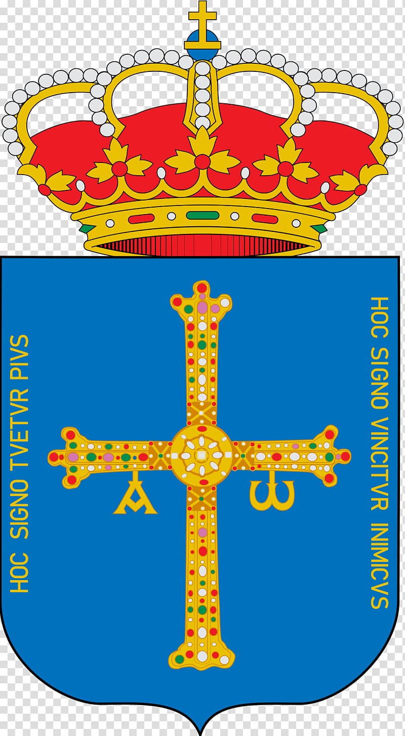 Oviedo Bañugues Escutcheon Victory Cross Coat of arms of Asturias, others transparent background PNG clipart