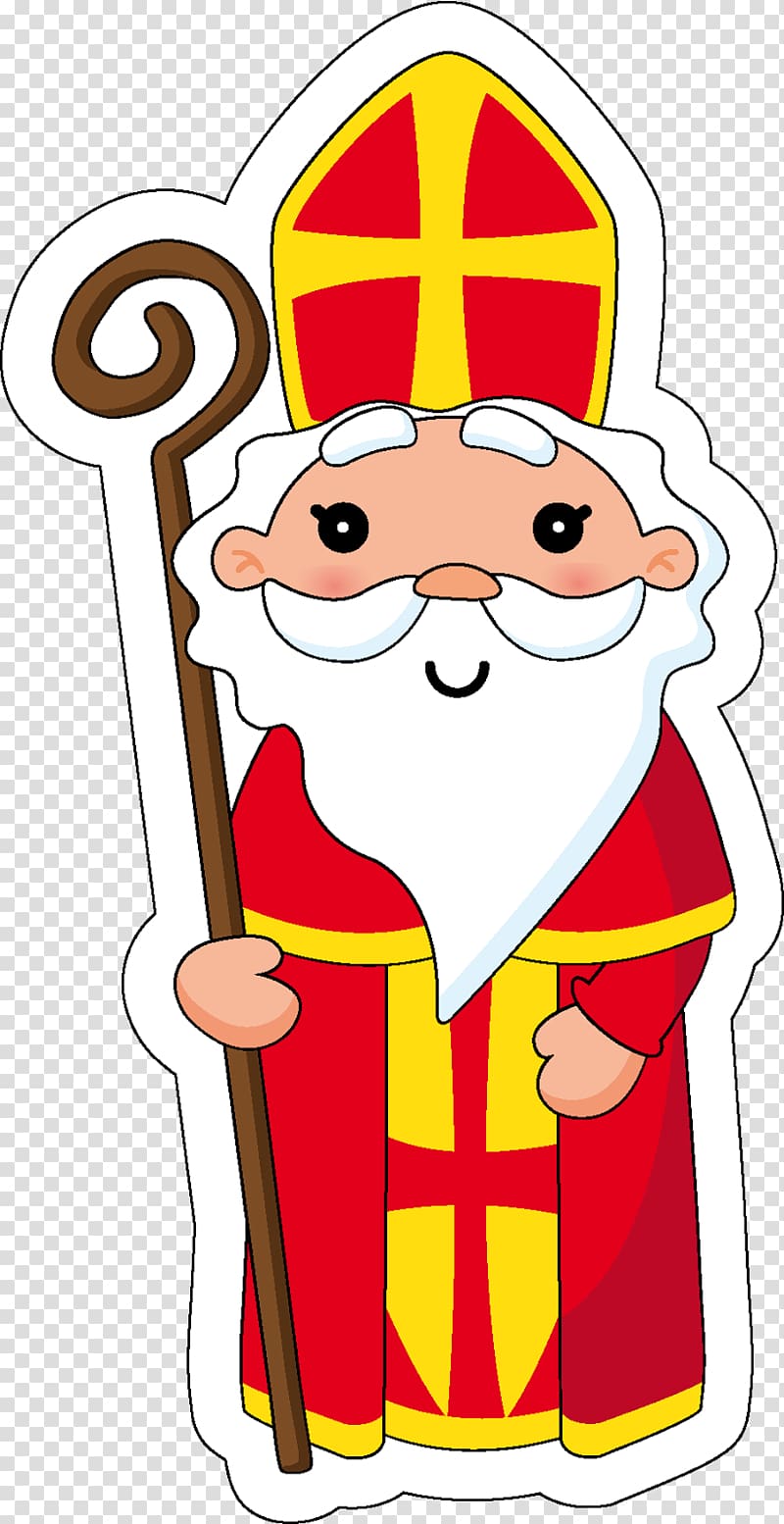 Santa Claus Bredele Saint Nicholas Day Christmas December 6, Saint Nicholas transparent background PNG clipart
