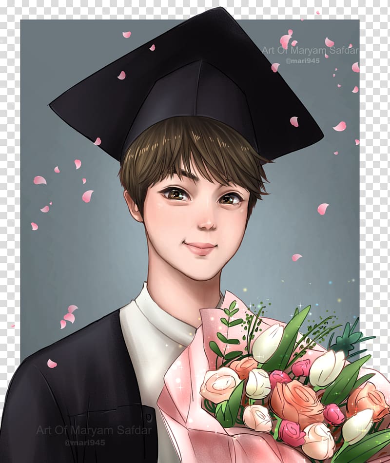 BTS Fan art Musician, Graduation Day Celebration transparent background PNG clipart