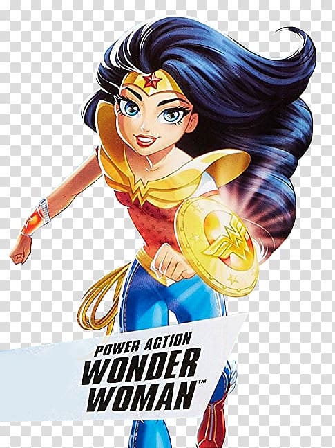 Wonder Woman illustration, DC Super Hero Girls Wonder Woman Comics Superhero Girl power, super woman transparent background PNG clipart