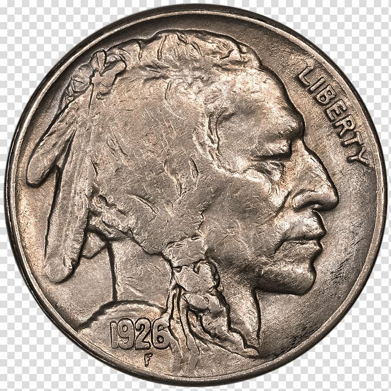 Dime Buffalo nickel Obverse and reverse Coin, Uncirculated Coin transparent background PNG clipart