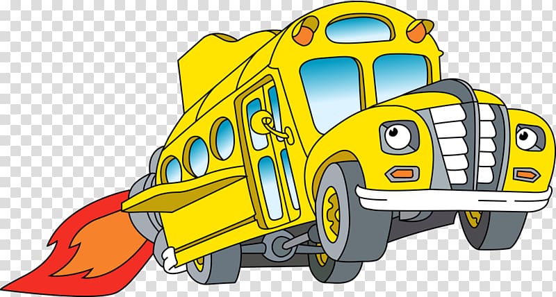 The Magic School Bus Lost in the Solar System, bus transparent background PNG clipart