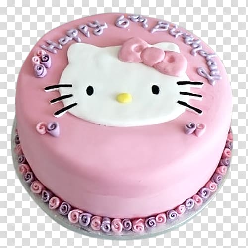 Birthday cake Hello Kitty Bakery Cake decorating, Kitten Cake transparent background PNG clipart