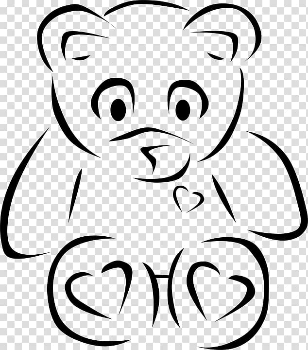 Teddy bear Toy , Baby bear silhouette transparent background PNG clipart