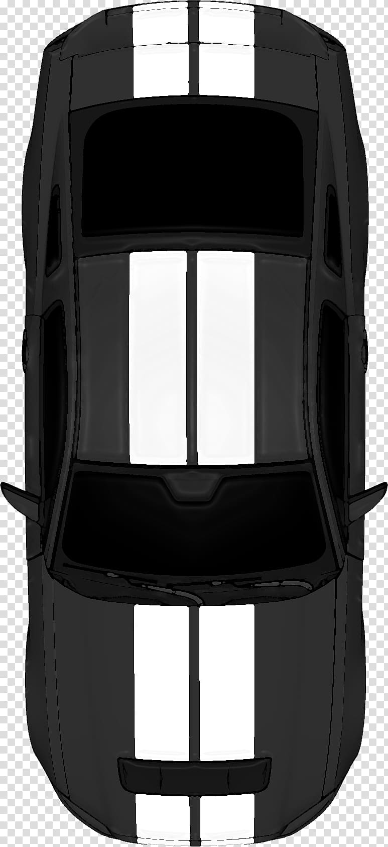 black and white car illustration, Car Ford Mustang Audi, top view transparent background PNG clipart