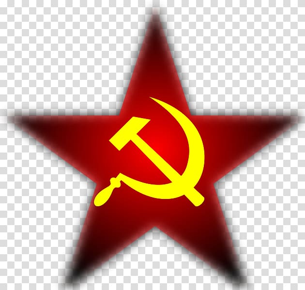 Soviet Union Hammer and sickle Communist symbolism Red star Communism, soviet union transparent background PNG clipart