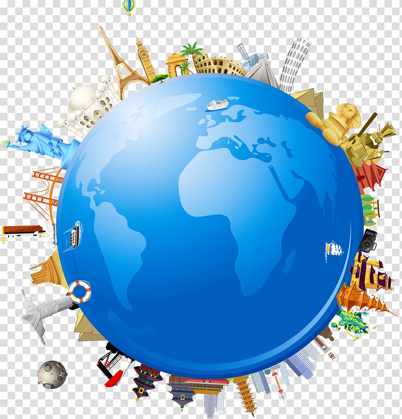 global earth globe travel world architecture transparent background PNG clipart