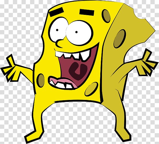 Sponge Smiley , drunk transparent background PNG clipart