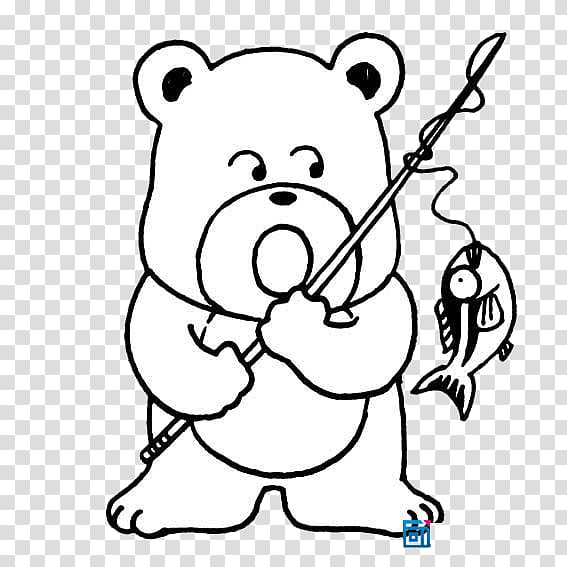 Teddy bear Stroke Angling Cartoon , Bear transparent background PNG clipart