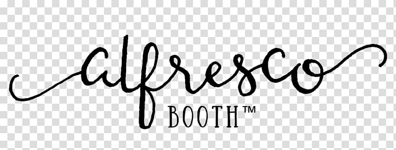 Alfresco Booth Logo booth Game Black and white, rain or shine transparent background PNG clipart