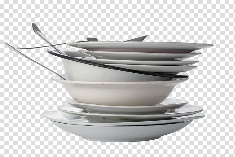 pile of white ceramic plates, Dishwashing Tableware Dirty Dishes, others transparent background PNG clipart