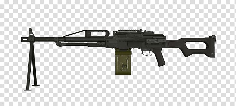 PK machine gun PKP Pecheneg machine gun Airsoft Guns Weapon Firearm, weapon transparent background PNG clipart