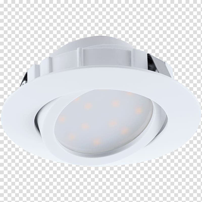 Light fixture Lighting Eglo Pineda LED Recessed Light Fitting LED lamp, light transparent background PNG clipart