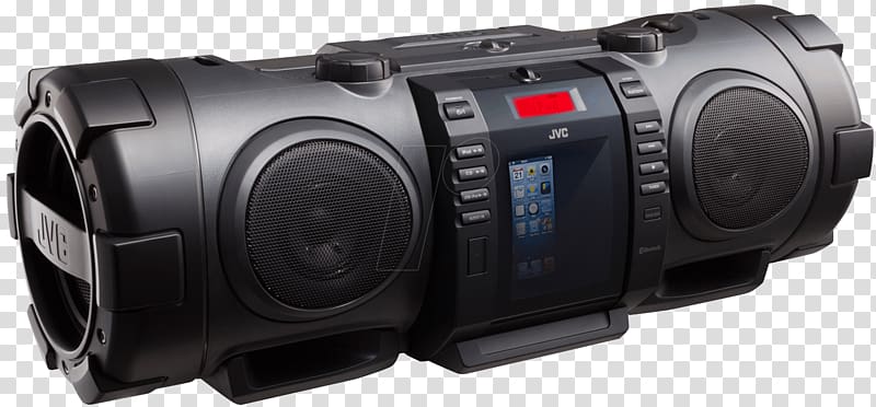 FM Boombox JVC RV-NB75BE AUX Audio Woofer CD player, others transparent background PNG clipart
