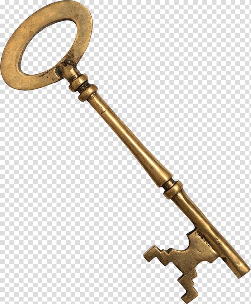 Skeleton key Metal , key transparent background PNG clipart
