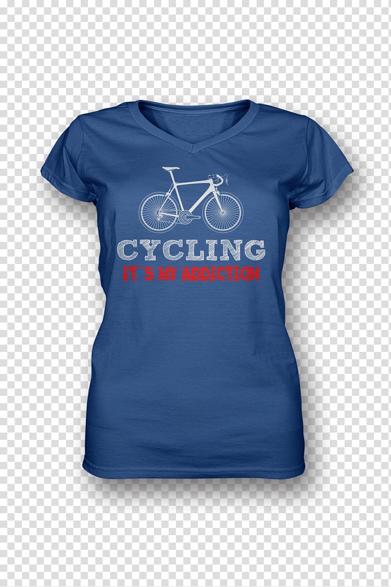 T-shirt Sleeve Shoulder Logo, cyclist front transparent background PNG clipart