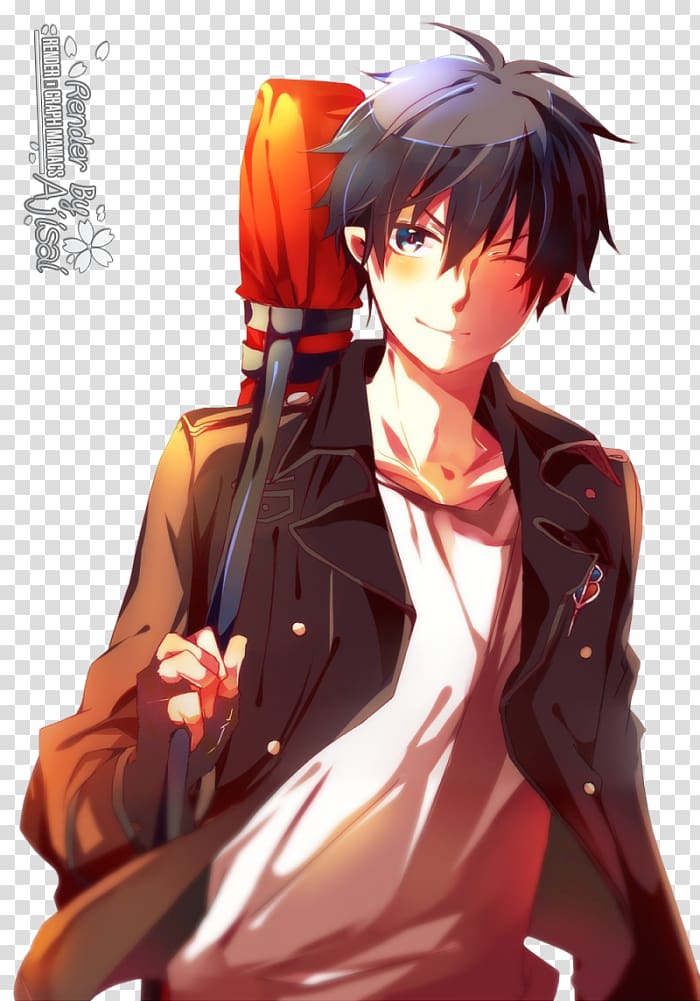 Rin Okumura Anime Blue Exorcist Manga, Anime transparent background PNG clipart