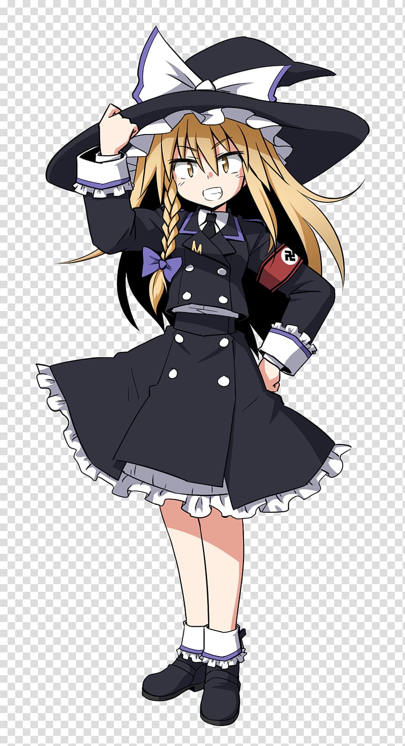 Anime Marisa Kirisame Wiki 4chan, witch transparent background PNG clipart