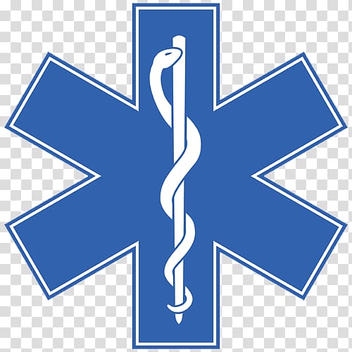 Star of Life Emergency medical services Emergency medical technician Paramedic, firefighter transparent background PNG clipart