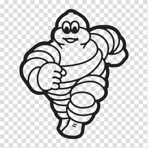 Car Michelin Man Tire Decal, car transparent background PNG clipart
