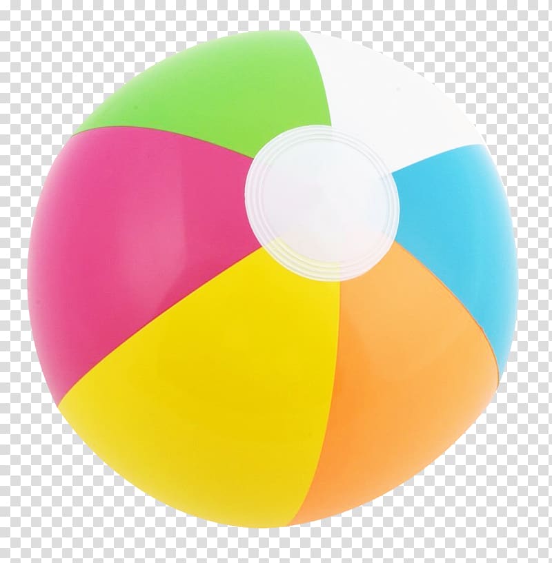 multicolored beach ball illustration, Yellow Circle, Beach Ball transparent background PNG clipart