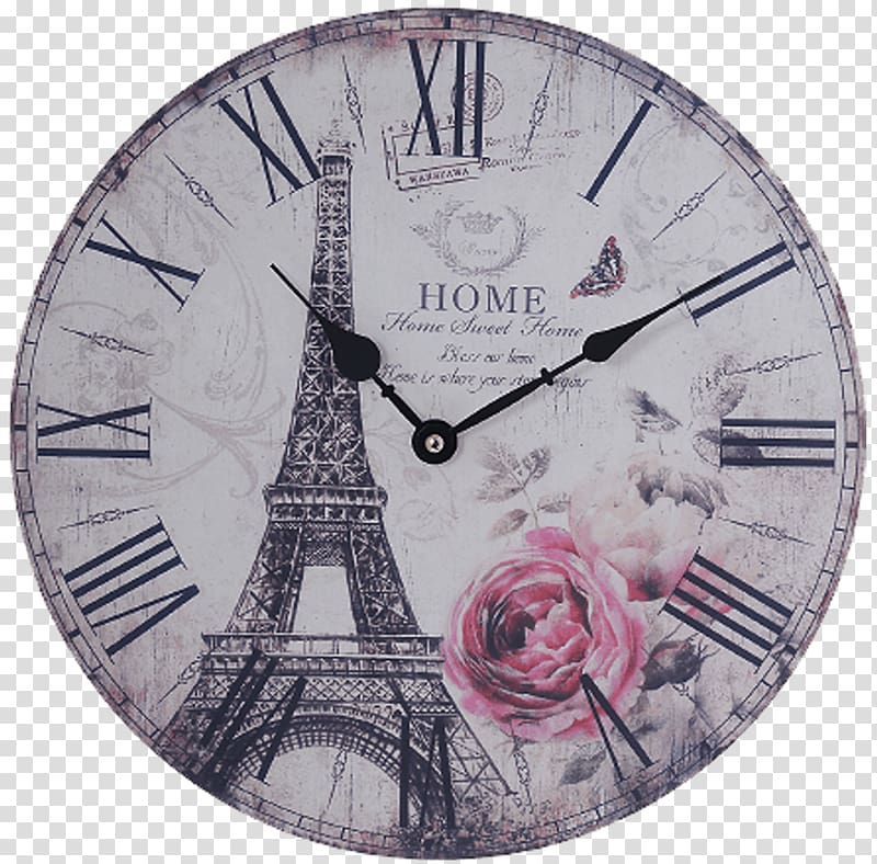 Quartz clock Watch Shabby chic Wood, clock transparent background PNG clipart