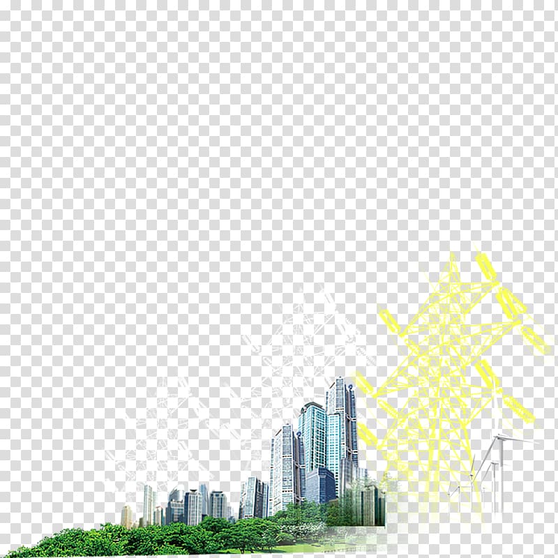 Electricity Tower, city ​​building transparent background PNG clipart