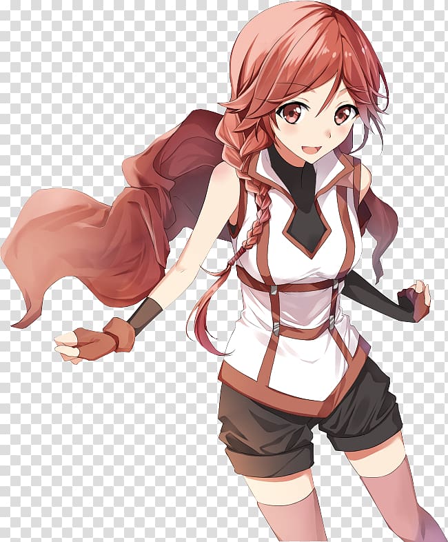 Grimgar of Fantasy and Ash illustration, YouTube Anime Rendering Gamer, anime girl transparent background PNG clipart