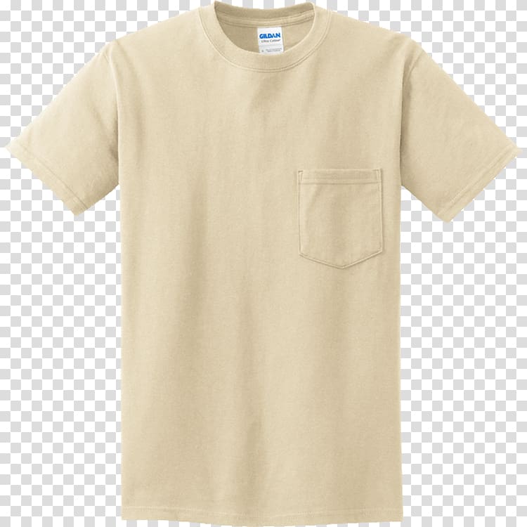 T-shirt Polo shirt Gildan Activewear Pocket, T-shirt transparent background PNG clipart