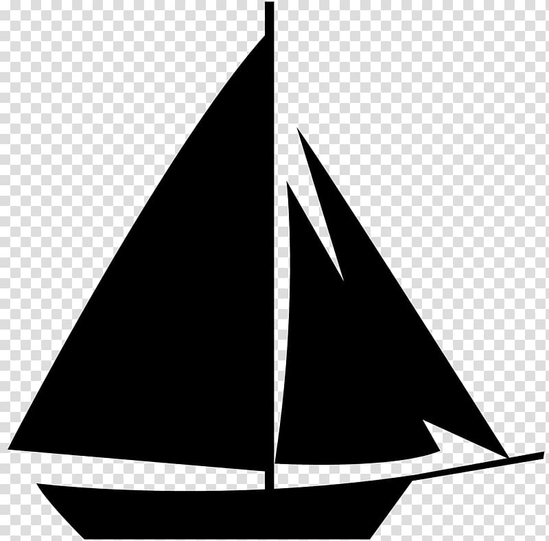 Sailboat Silhouette , Sailboat Silhouette transparent background PNG clipart