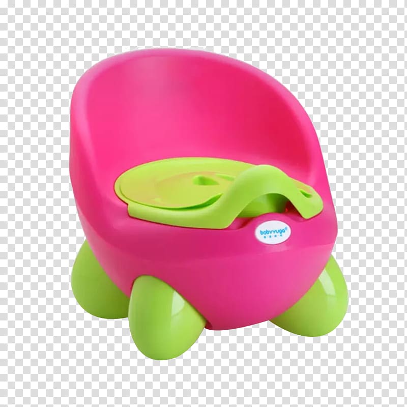 Toilet training Potty chair Fuchsia Child, Pink green toilet transparent background PNG clipart