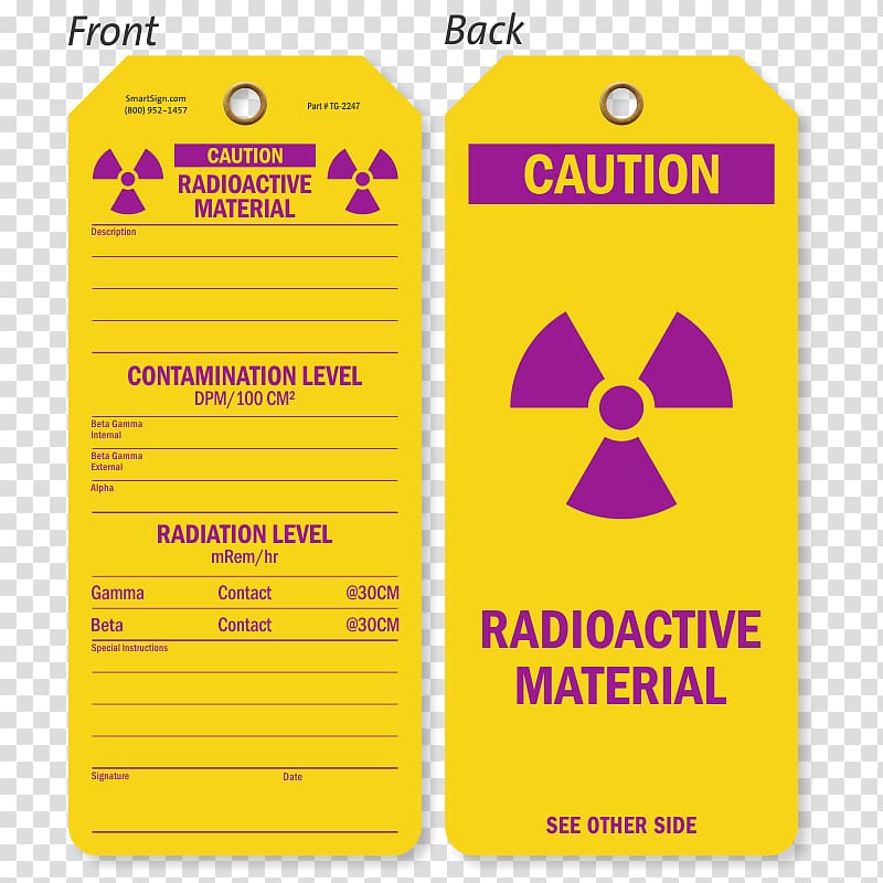Paper Label Radiation material science Radioactive decay, radiation area cordon transparent background PNG clipart