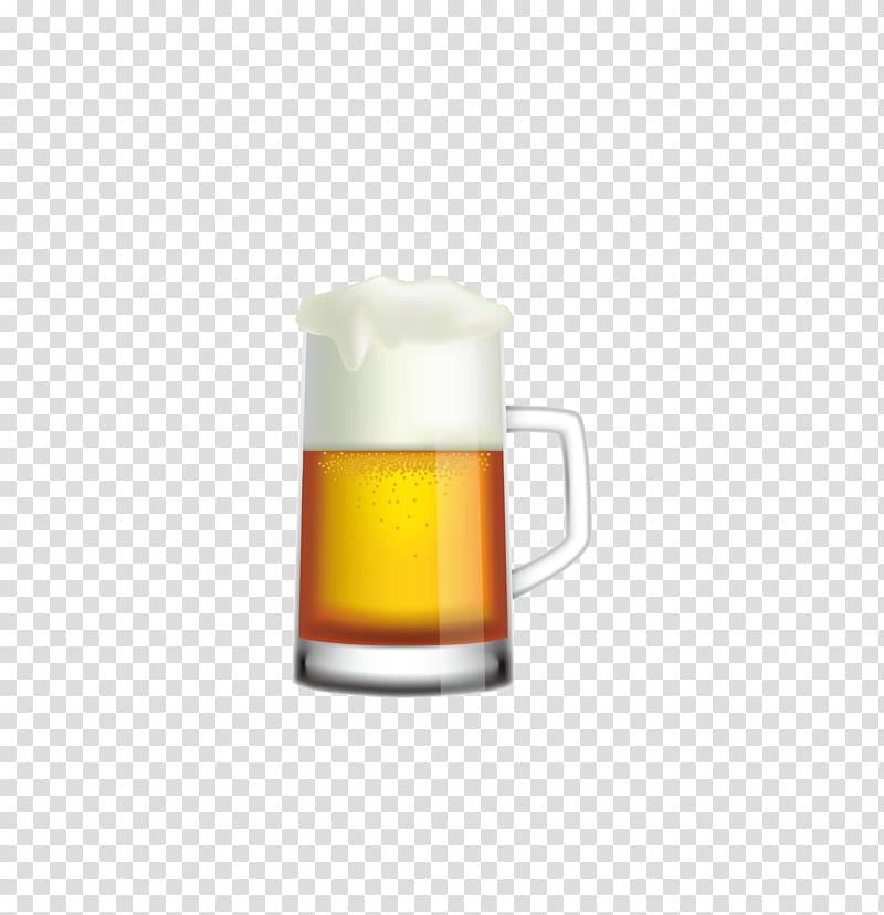 Coffee cup Beer glassware Pint Mug, a cup of beer transparent background PNG clipart