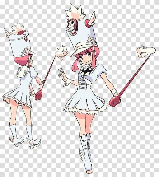 Nonon Jakuzure Senketsu Cosplay Ryuko Matoi Character, four transparent background PNG clipart