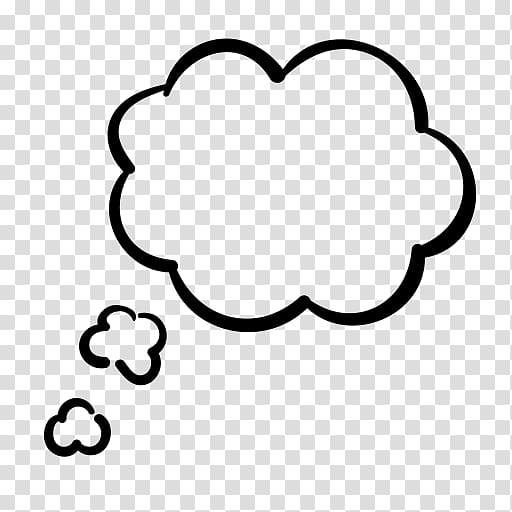 clouds illustration, Computer Icons , thinking bubble transparent background PNG clipart