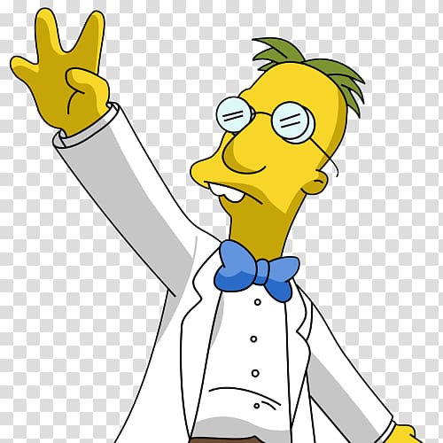 Professor Frink The Simpsons: Tapped Out Homer Simpson Lisa Simpson Hans Moleman, simpsons professor frink transparent background PNG clipart