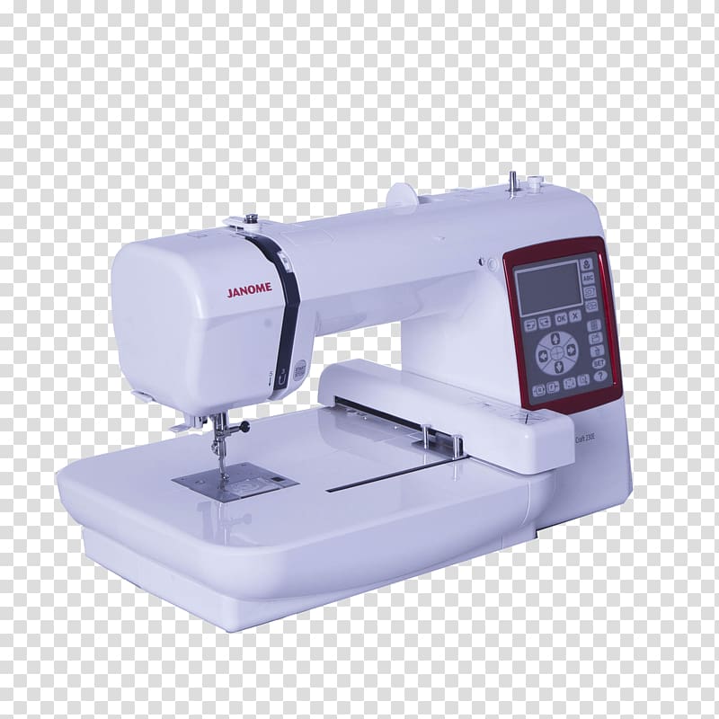 Sewing Machines Embroidery Janome, bordar transparent background PNG clipart