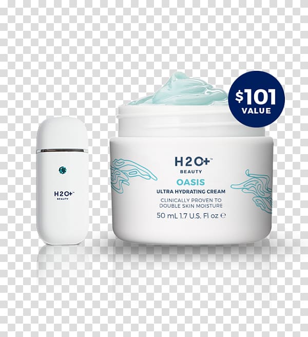 Cream Water Moisturizer H2O+ Beauty Oasis Hydrating Treatment Skin, water transparent background PNG clipart