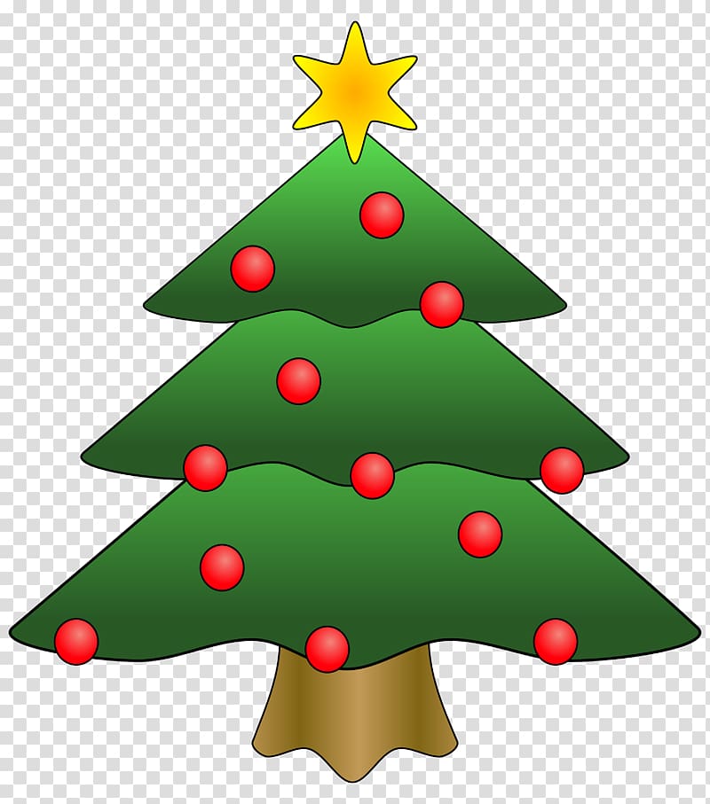 Christmas tree Cartoon Drawing , Christmas Outside transparent background PNG clipart