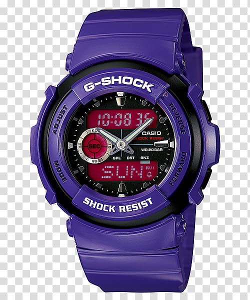 Watch G-Shock Casio Water Resistant mark Clock, watch transparent background PNG clipart