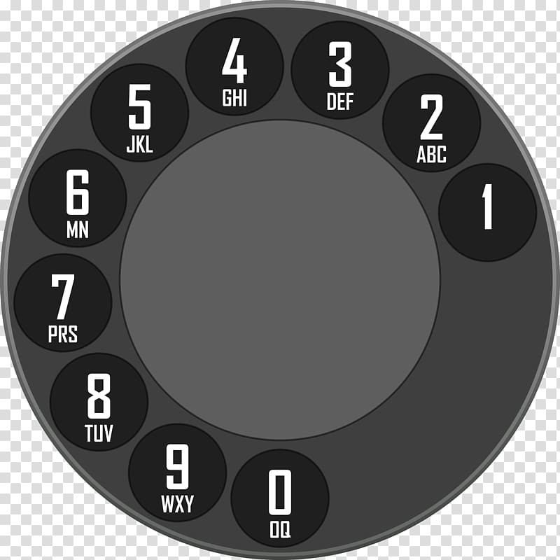 Rotary dial Telephone call Dialer Telephone keypad, Iphone transparent background PNG clipart