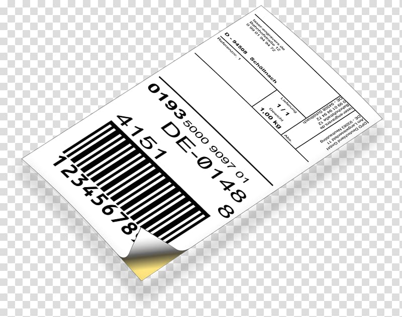 Paper Barcode Label printer, barcode transparent background PNG clipart