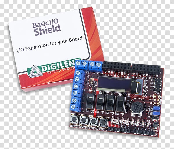 Microcontroller Input/output Arduino-Projekte: 25 Bastelprojekte für Maker zum Loslegen Pmod Interface, robot circuit board transparent background PNG clipart