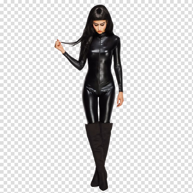 Halloween costume Catsuit Clothing Costume party, zipper transparent background PNG clipart