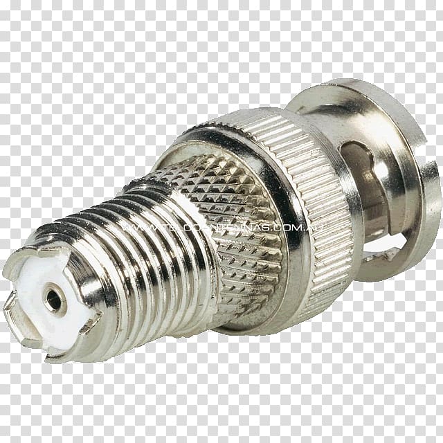 BNC connector Adapter Electrical connector UHF connector Ultra high frequency, Bnc Connector transparent background PNG clipart