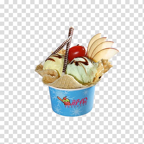 Ice cream cone Sundae Gelato Dessert, Cones transparent background PNG clipart