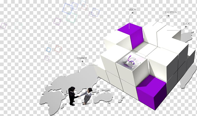 Corporation Euclidean Businessperson, Purple box and business people transparent background PNG clipart