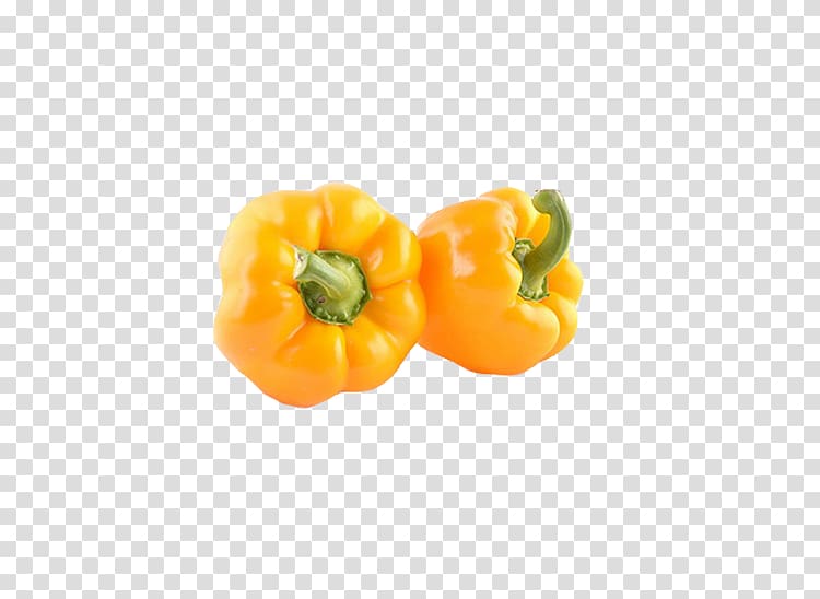 Bell pepper Vegetarian cuisine Yellow pepper Chili pepper, Pepper yellow pepper in kind transparent background PNG clipart