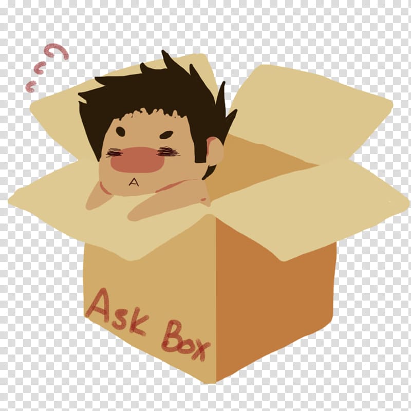 Animated cartoon, empty box transparent background PNG clipart